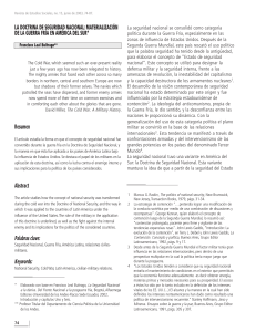 Doctrina de Seguridad Nacional en América del Sur