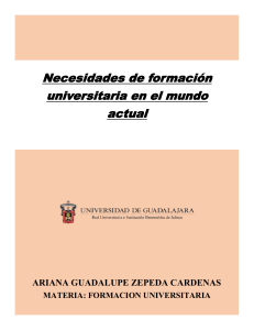 Necesidades de Formación Universitaria en Diseño Gráfico