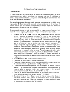 Lucas 12: Anticipaci&oacute;n del Regreso de Cristo - Lecci&oacute;n B&iacute;blica