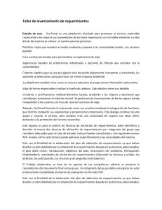Taller de Elicitación de Requerimientos EcoTravel