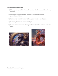 Kronos, Hermes, Hercules: Greek Mythology Facts