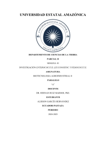 Enterococcus, Leuconostoc y Pediococcus: Investigaci&oacute;n Biotecnol&oacute;gica