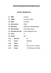 Sesi&oacute;n de Tutor&iacute;a: Autoconcepto y Percepci&oacute;n en Primaria