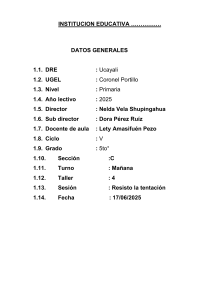 Plan de Clase: Resistencia a la Tentaci&oacute;n - 5to Grado
