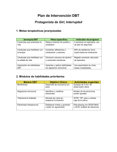 Plan de Intervenci&oacute;n DBT: Girl, Interrupted