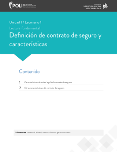 Contrato de Seguro: Definici&oacute;n y Caracter&iacute;sticas