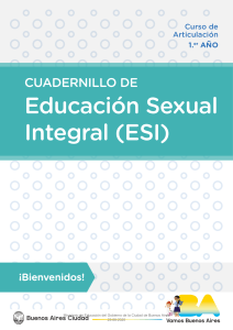 Cuadernillo ESI: Educaci&oacute;n Sexual para Estudiantes de Secundaria