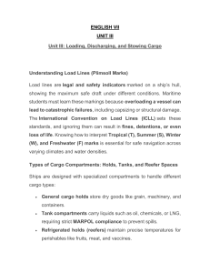 Cargo Operations: Loading, Discharging & Stowage