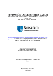 Análisis de la Implementación y Perspectivas 5G en Colombia