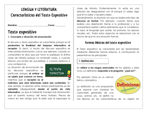 Texto Expositivo: Caracter&iacute;sticas y Formas B&aacute;sicas