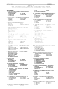 Cuestionario Biolog&iacute;a: Virus, Monera y Protista