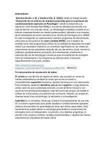 Realidad Aumentada y Condicionamiento Operante en Psicología