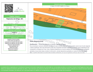 Zonificación Cajititlán, Jalisco: Ficha Informativa