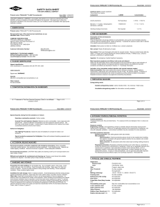 PARALOID&trade; K-400 Processing Aid SDS | Safety & Handling