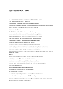 Optoacoplador ACPL-C87X y Amplificador Diferencial: Dise&ntilde;o y Aplicaci&oacute;n