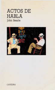 Actos de Habla: Ensayo de Filosof&iacute;a del Lenguaje por John Searle