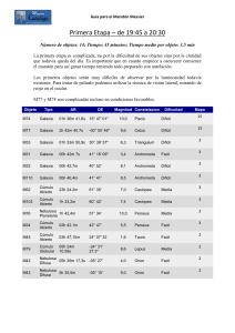 Gu&iacute;a Marat&oacute;n Messier: Objetos Celestes, Horarios y Dificultad