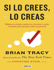 Brian-Tracy -Christina-Stein-Si-lo-crees -lo-creas-AGUILAR- 2018 