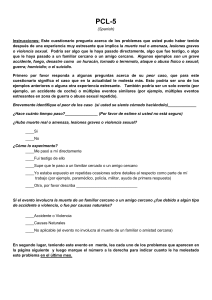PCL-5 Cuestionario de Síntomas de TEPT en Español