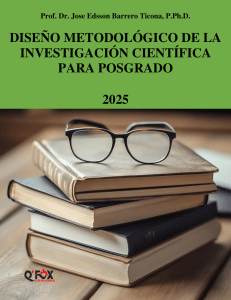 Diseño Metodológico de Investigación Científica para Posgrado