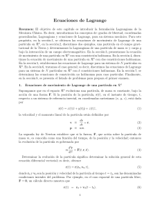 Ecuaciones de Lagrange 