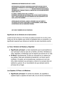 Significado S&iacute;mbolos Quincea&ntilde;era: Tiara, Zapatos, Mu&ntilde;eca, Rosario, Biblia, Anillo