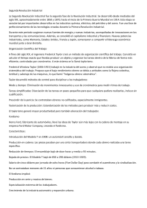 Segunda Revoluci&oacute;n Industrial, Taylorismo, Fordismo e Imperialismo