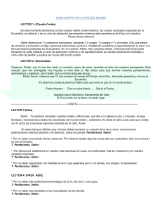 Hora Santa por la Paz del Mundo: Oraciones y Reflexiones