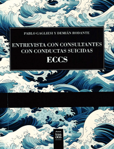 Entrevista con Consultantes con Conductas Suicidas ECCS