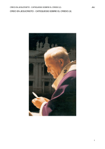 Catequesis sobre Jesucristo: El Credo (II)