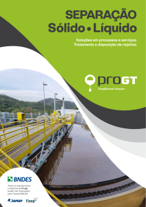 Progt: Soluções e Equipamentos para Separação Sólido-Líquido