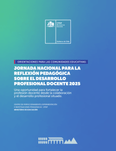 Gu&iacute;as Desarrollo Profesional Docente 2025