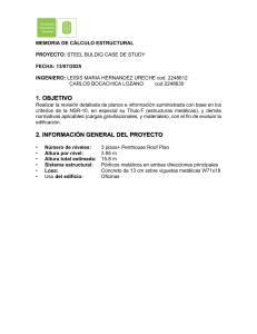 Memoria de Cálculo Estructural: Edificio de Acero NSR-10