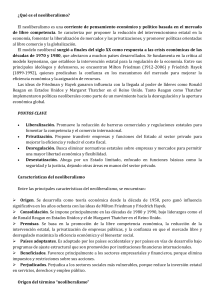 &iquest;Qu&eacute; es el Neoliberalismo? Definici&oacute;n, Caracter&iacute;sticas y Cr&iacute;ticas