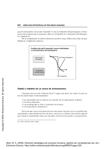 Direcci&oacute;n Estrat&eacute;gica de RRHH: Gesti&oacute;n por Competencias y Entrenamiento