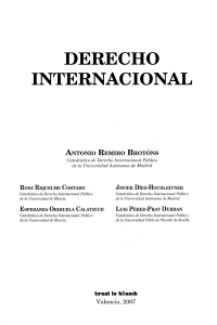 Derecho Internacional: Remiro Brotóns - Libro de Texto