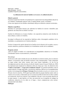Influencia Familiar en Desigualdades Educativas en Colombia