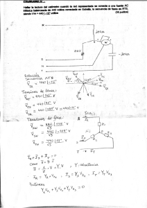 Problema de circuito trif&aacute;sico CA: Lectura del vat&iacute;metro