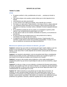 Reporte de Lectura: Tiende tu Cama - Lecciones de Vida y Desarrollo Personal