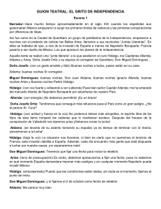 Guion Teatral: El Grito de Independencia de M&eacute;xico - Historia