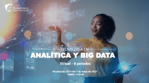 Tecnolog&iacute;a en Anal&iacute;tica y Big Data - Curso Virtual