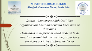 Ministerios Jubileo: Asistencia Pedag&oacute;gica para Ni&ntilde;os y Adolescentes