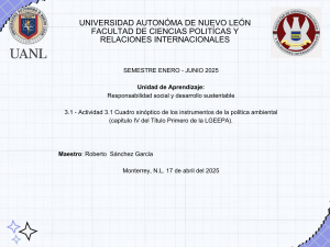 Instrumentos de la Pol&iacute;tica Ambiental: Cuadro Sin&oacute;ptico LGEEPA