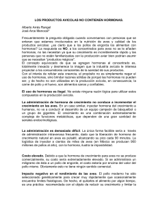 Hormonas en pollos: &iquest;Mito o realidad? La verdad sobre avicultura.