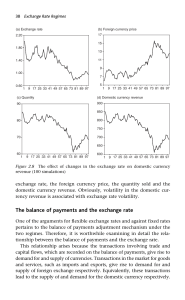 Exchange Rate Regimes: Balance of Payments & Foreign Exchange Market
