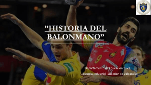 Historia del Balonmano: Presentaci&oacute;n sobre la Historia del Balonmano