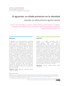 Aguacate y Obesidad: Un Aliado Protector
