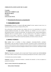 Formato Planificaci&oacute;n Clases: Gu&iacute;a para Docentes