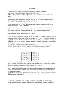 Problemas de F&iacute;sica: Gravitaci&oacute;n, Sonido, Electromagnetismo, &Oacute;ptica