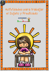 Actividades Sujeto y Predicado para Primaria | Ejercicios de Gramática